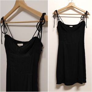 Aritzia Black Mini Dress